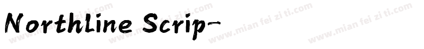 Northline Scrip字体转换